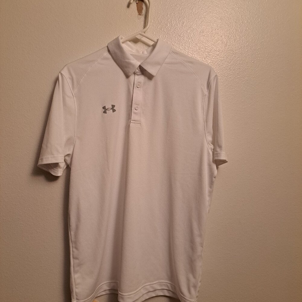 Under Armour Tech Men's Loose Team Short Sleeve Polo - Picture 7 of 7